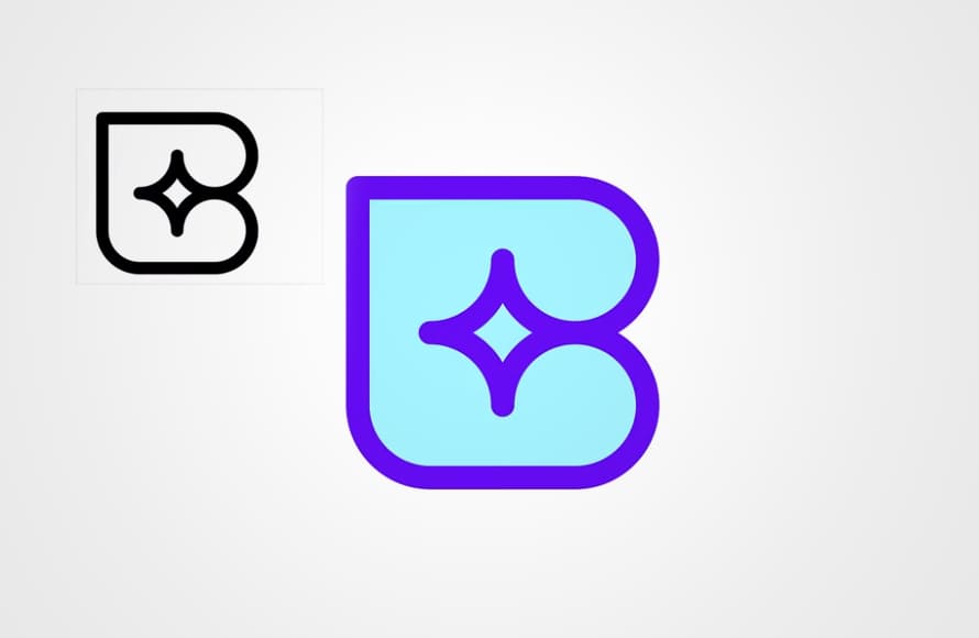 How To Design A Logo Letter Mark B In Adobe Illustrator Tutorial