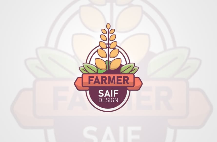 How to Create a Beautiful Farm Badge Logo In Adobe Illustrator CC Tutorial