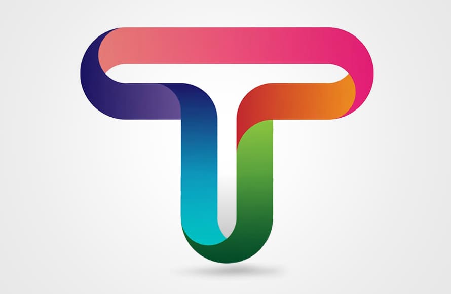 The Modern T Logo Design in Adobe Illustrator Tutorials