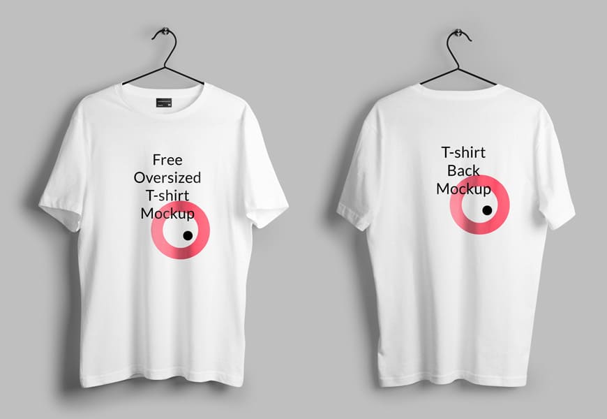 Free Oversized T-shirt Mockup
