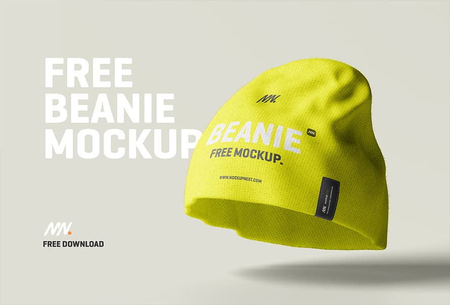 Free Beanie Hat Mockup