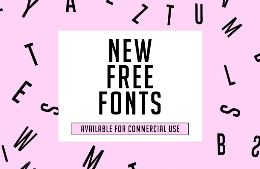 free commercial fonts with glyphs