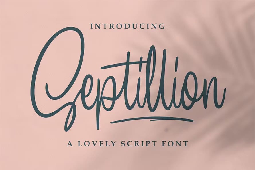 Septillion Handwritten Script Font