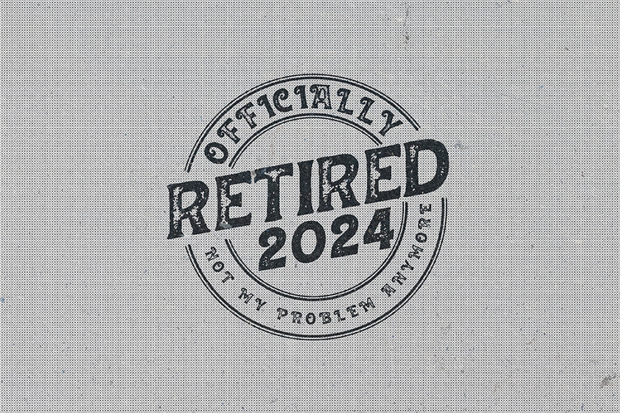 Vintage Badge 2024 Logo by DezynerQueen