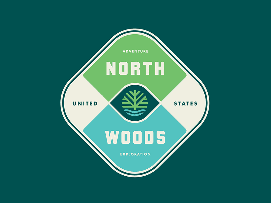 North Woods Series: Adventure Badge by Allan Peters