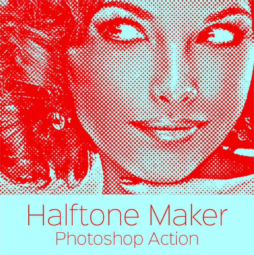 Halftone Maker – Photoshop Action