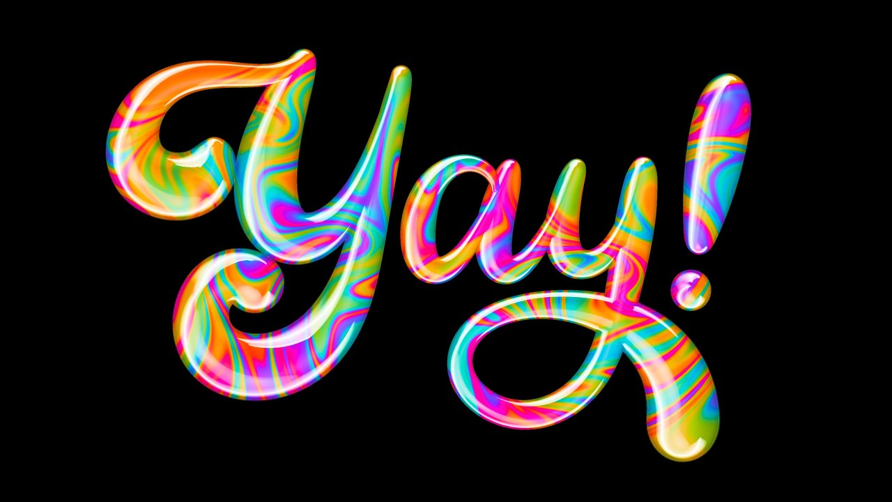 Learn How to Draw 3D Colorful Lettering Tutorial in Procreate