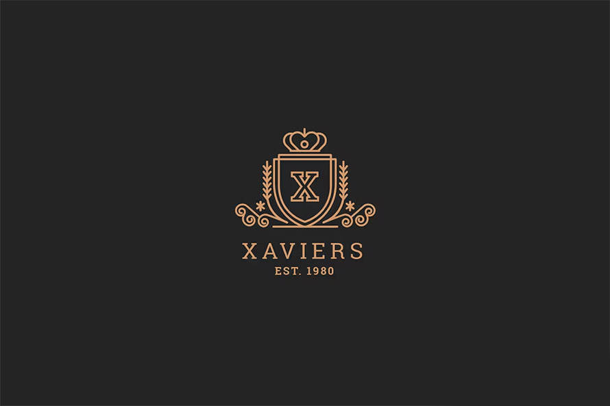 Xavier – Letter X Heraldic Logo Template