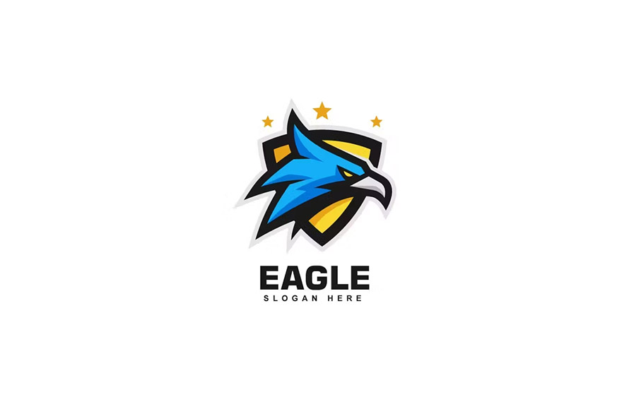 Eagle Head Sports And E-sports Style Logo