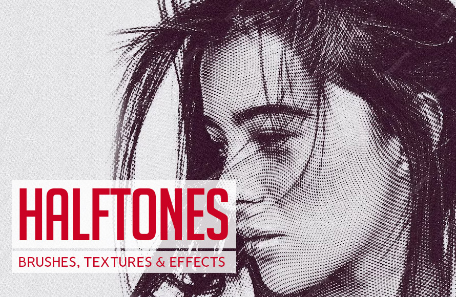 Best Halftones Brushes, Textures and Effects for Photoshop and Illustrator