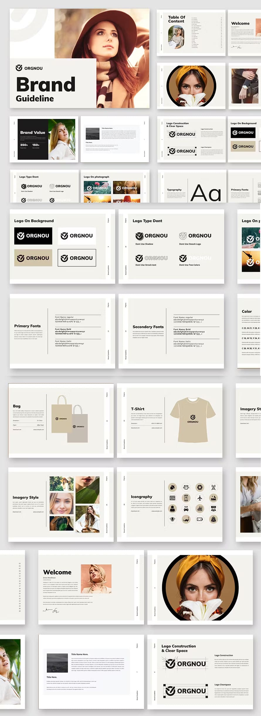 Attractive Brand Identity Guidelines Templates