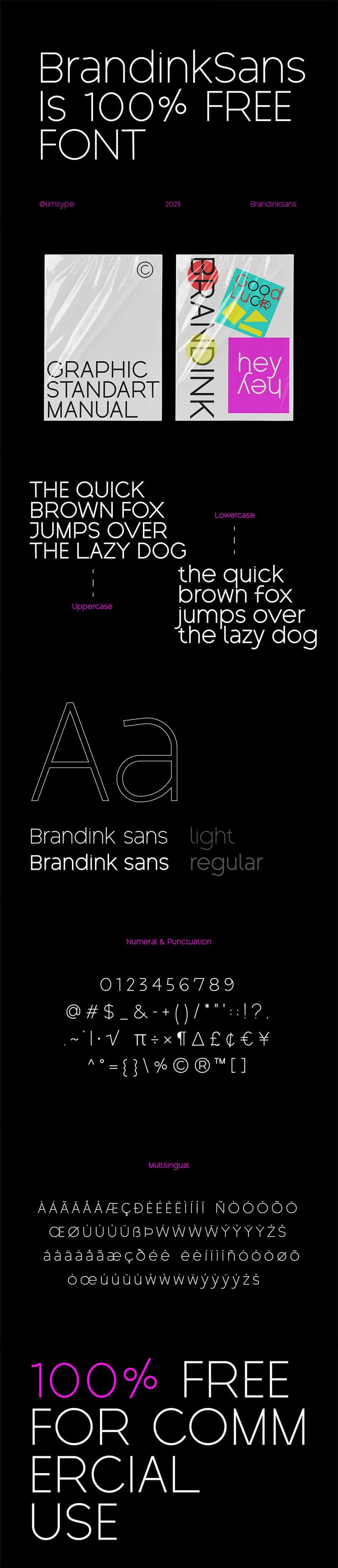Brandink Sans Fuente gratuita - Fuentes nuevas: mejore sus diseños con las últimas fuentes gratuitas