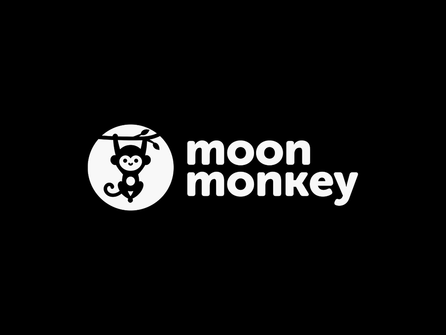 Moon Monkey Games Logo Design By Aditya Chhatrala 
