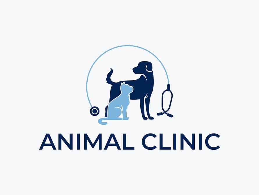 Clínica de animales: logotipo para una empresa de cuidado de mascotas por Md. Hashemi Rafsan Jani  -  logotipos de perros para tu inspiración