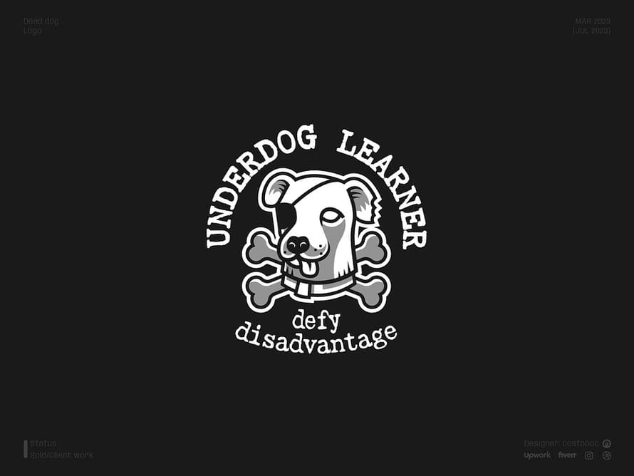 Diseño de logotipo de perro por Ivan Cornea