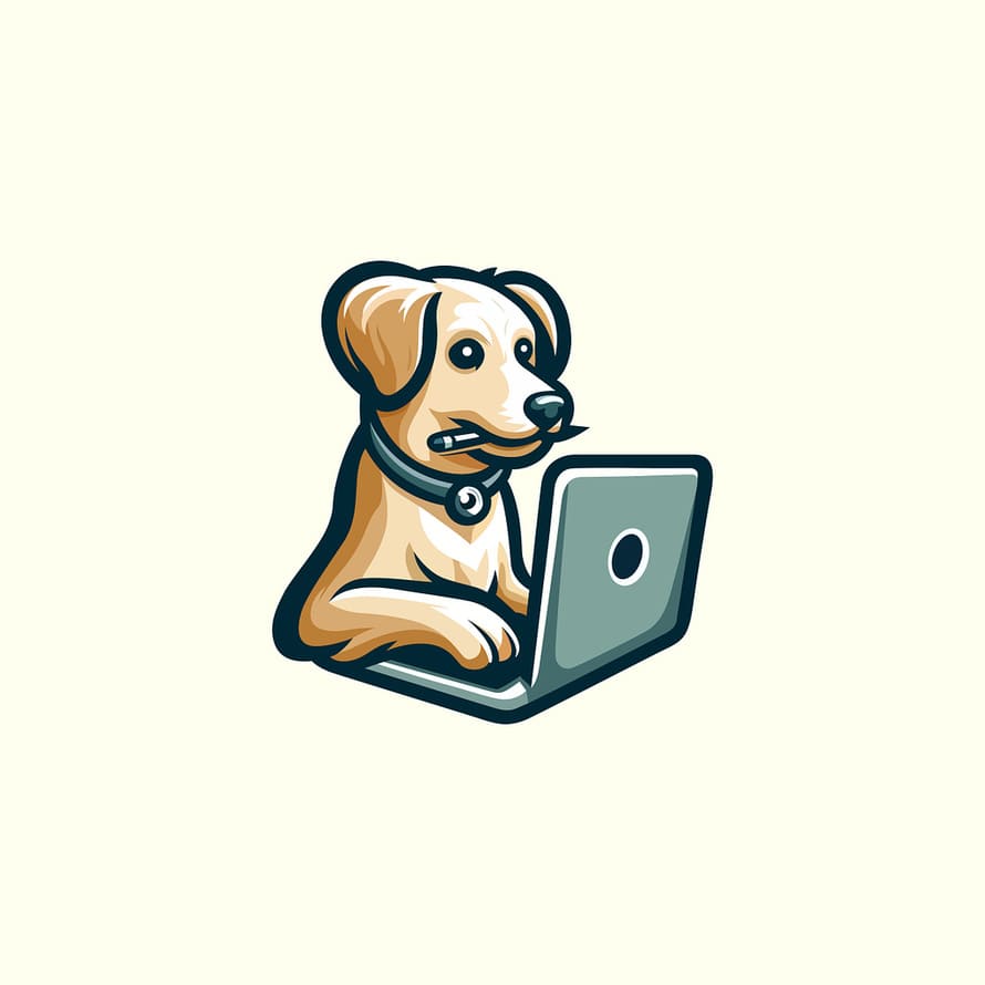 Diseño de logotipo de perro inteligente por Sujay Gain  -  logotipos de perros para tu inspiración