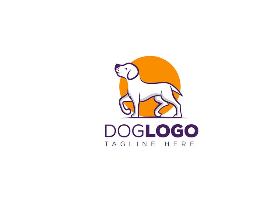 Logo de perro por Xoovion  -  logotipos de perros para tu inspiración