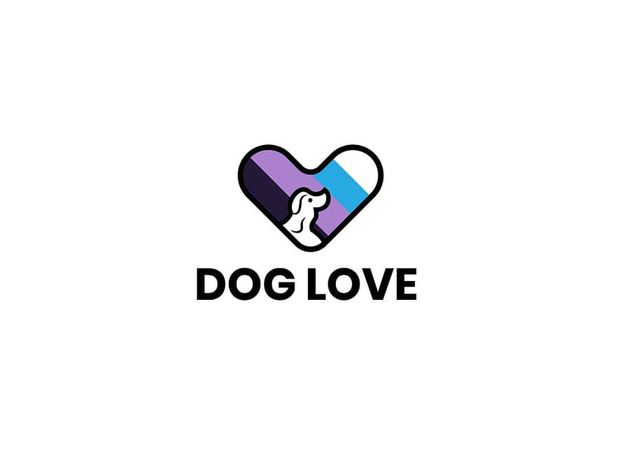 Logotipo de amor de perro por Fariya Ahmed Mim