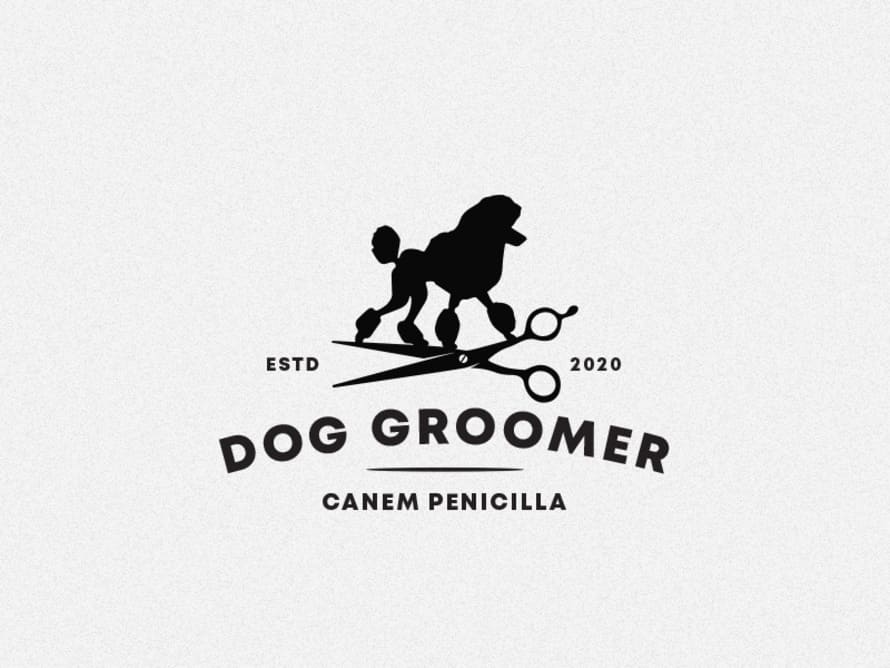 Dog Grooming logo design by Mersad Comaga