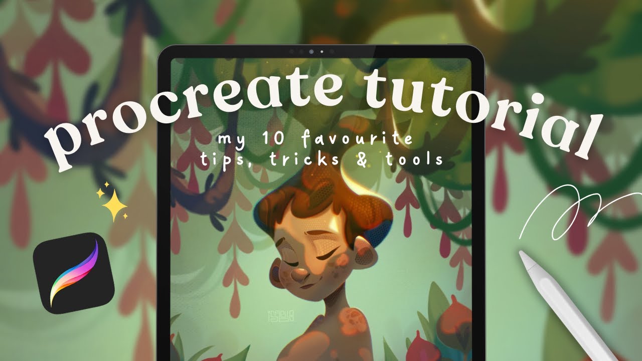 Learn Procreate Tips, Tricks and Tools Easy Tutorial