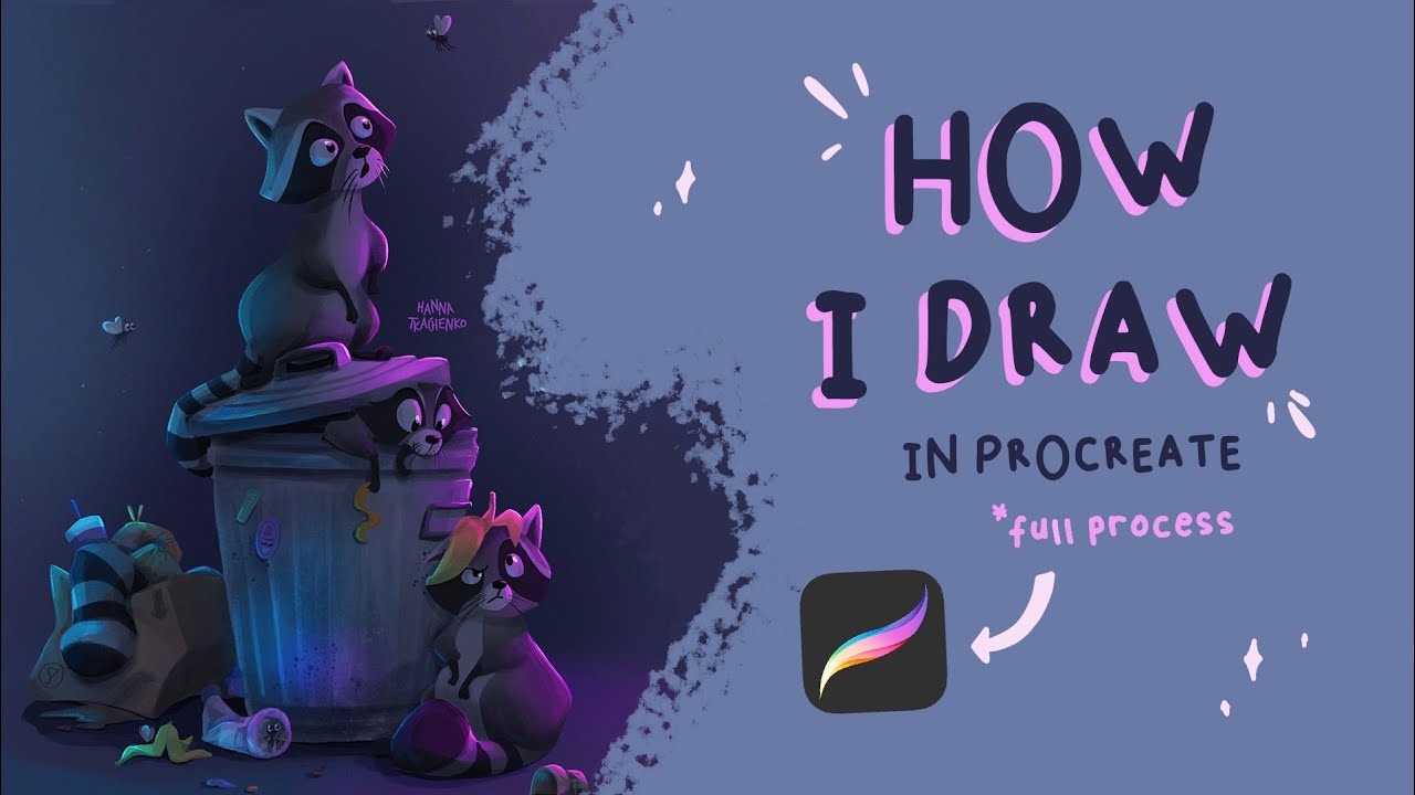 How to Draw an Amazing Digital Drawing In Procreate Tutorial