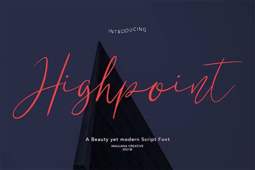 Highpoint Beauty Script Font