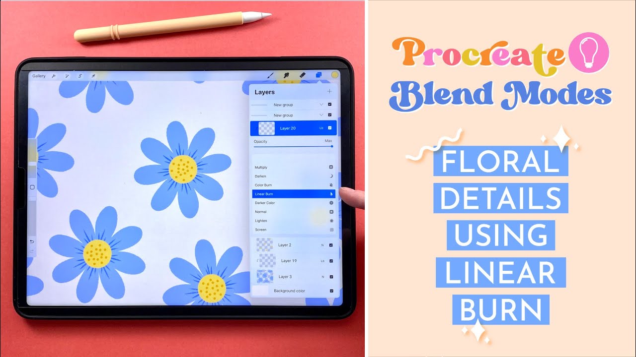 How To Use Linear Burn Blend Mode In Procreate Tutorial