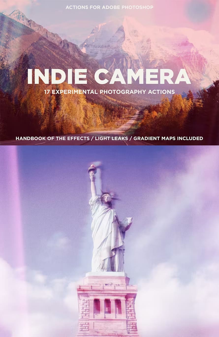 Indie Camera Actions For Adobe Photoshop