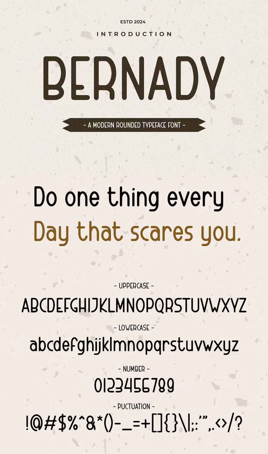 Bernady - A Round Typeface Font