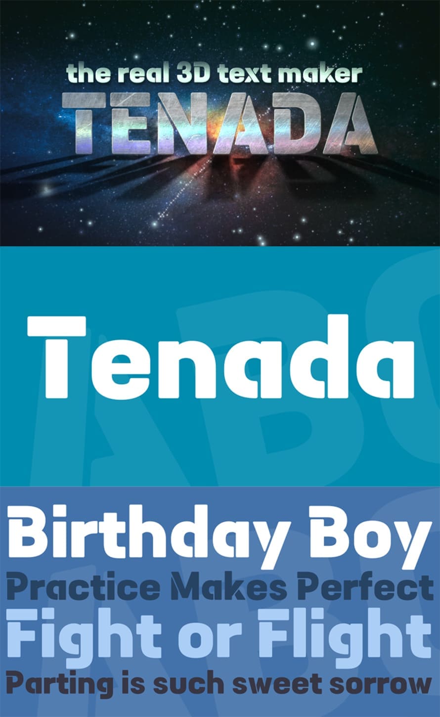 Tenada Free Font