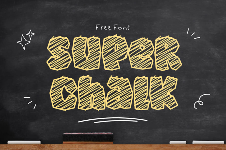 Super Chalk Free Font