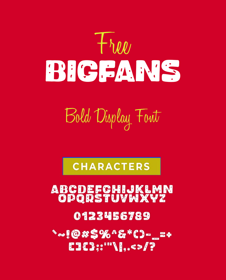 Bigfans Bold Font