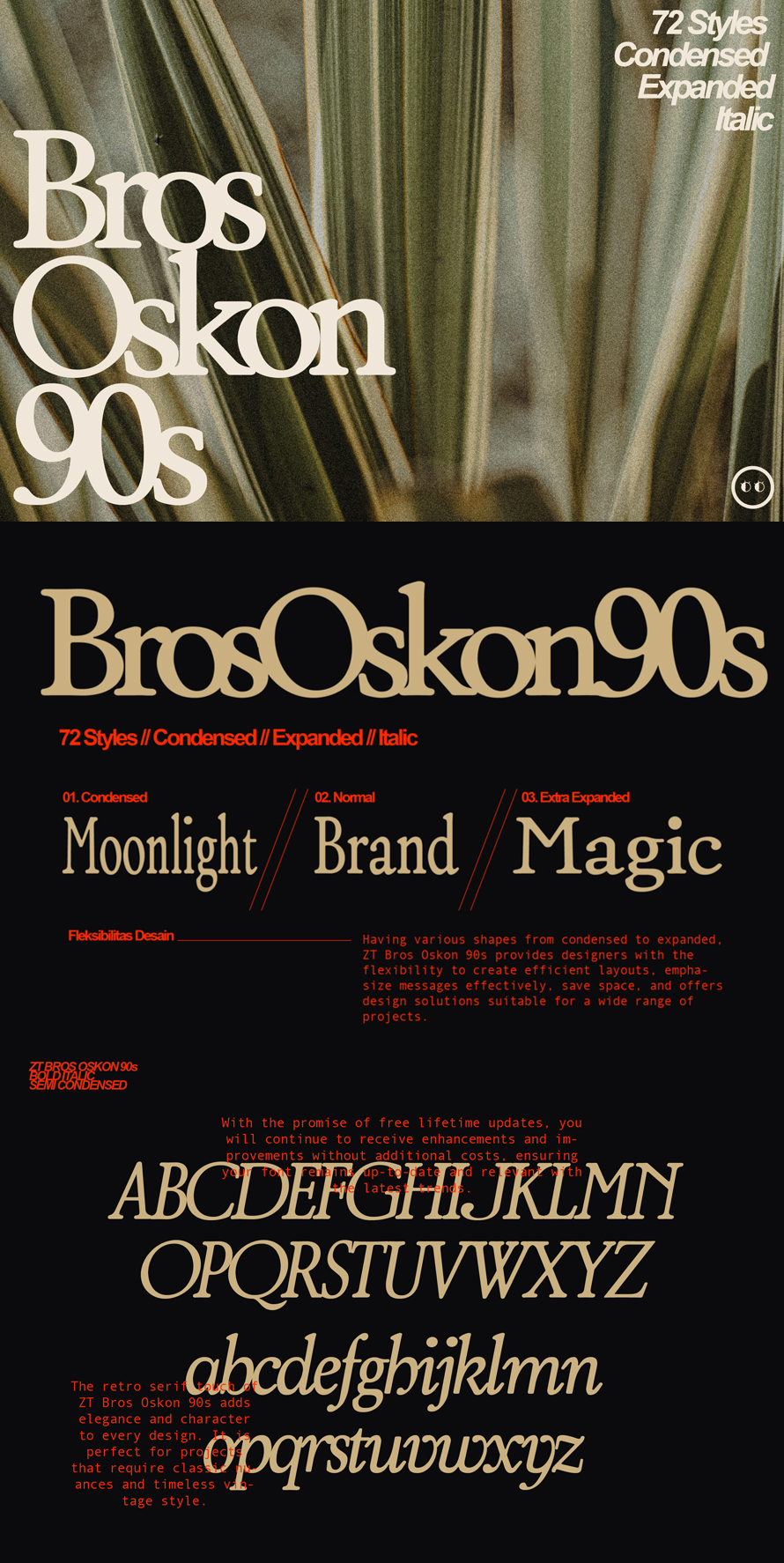 Bros Oskon 90s Font