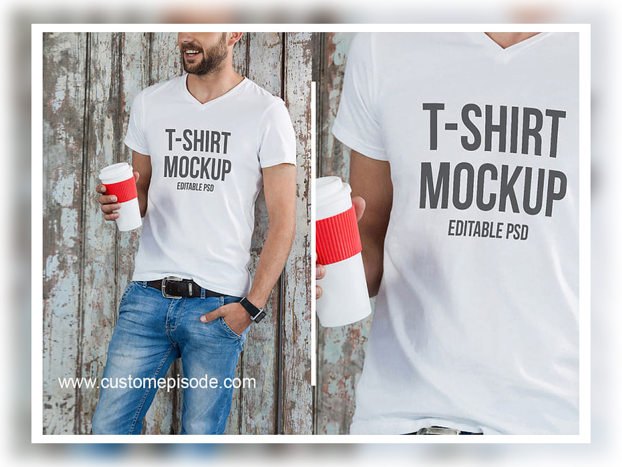 White T-Shirt Mockup - Free
