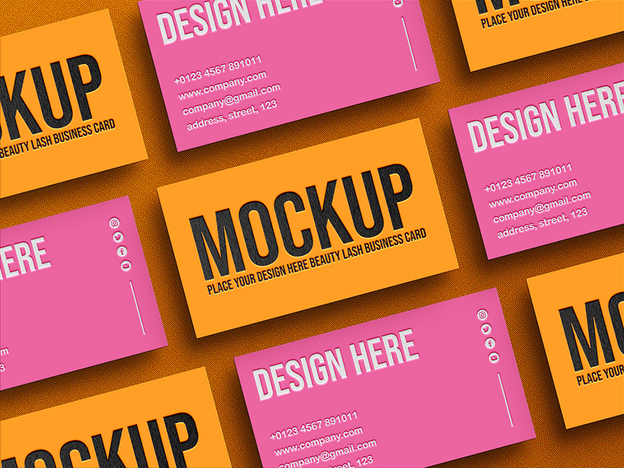 Business Cards Mockup PSD - Free