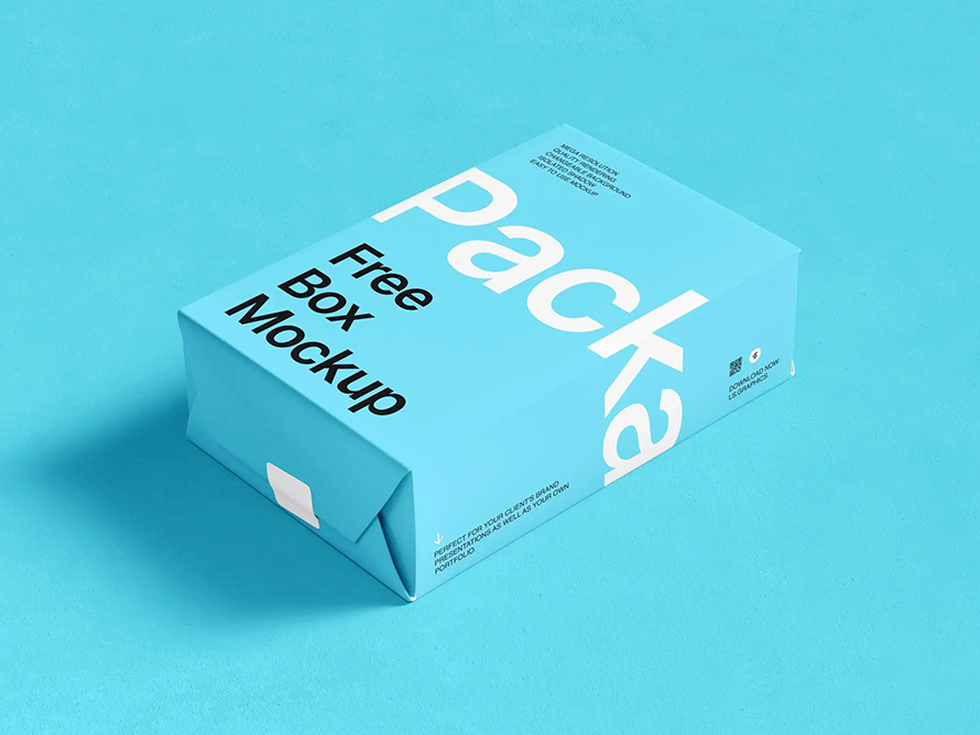 Packaging Box Highest Quality Mockup - Free
