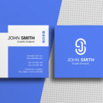 Free Square Business Card Mockup Template
