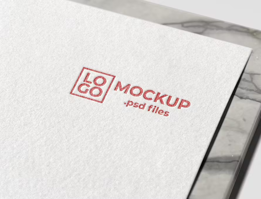 Realistic Logo Mockup