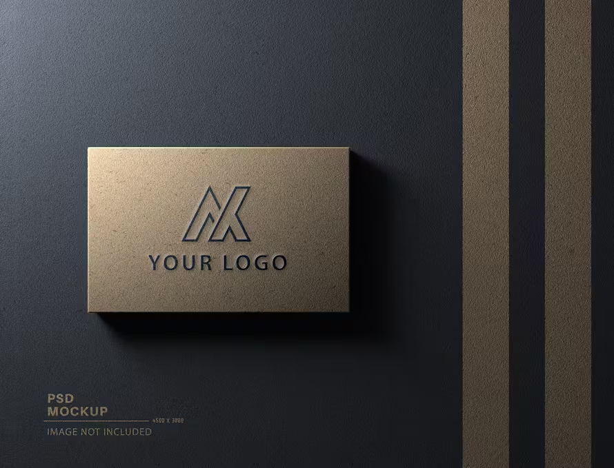 Logo Mockup Luxury Business Paper