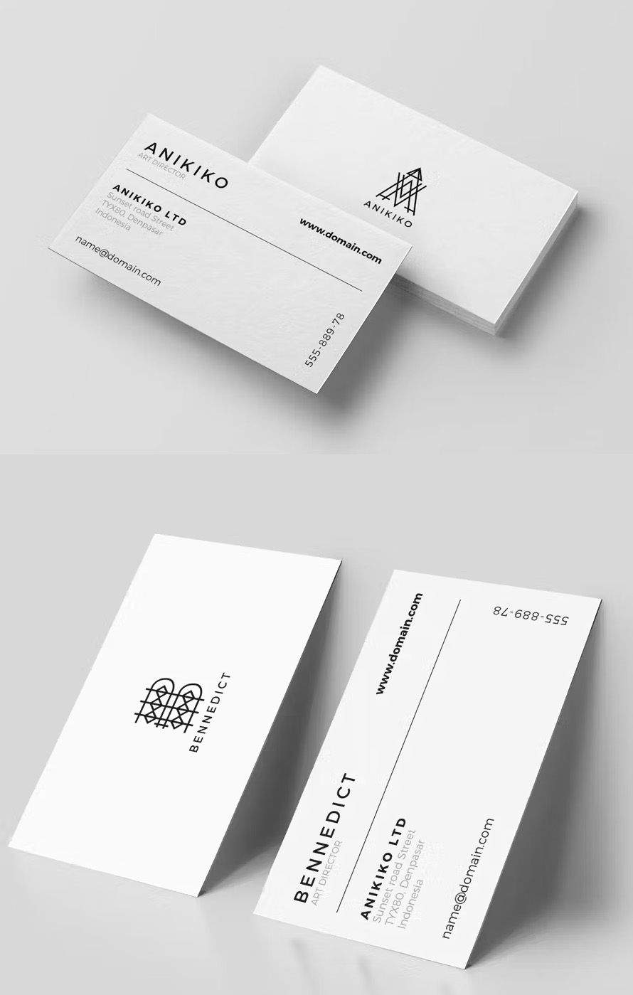 Modern Business Card With Complete Stationery Pack