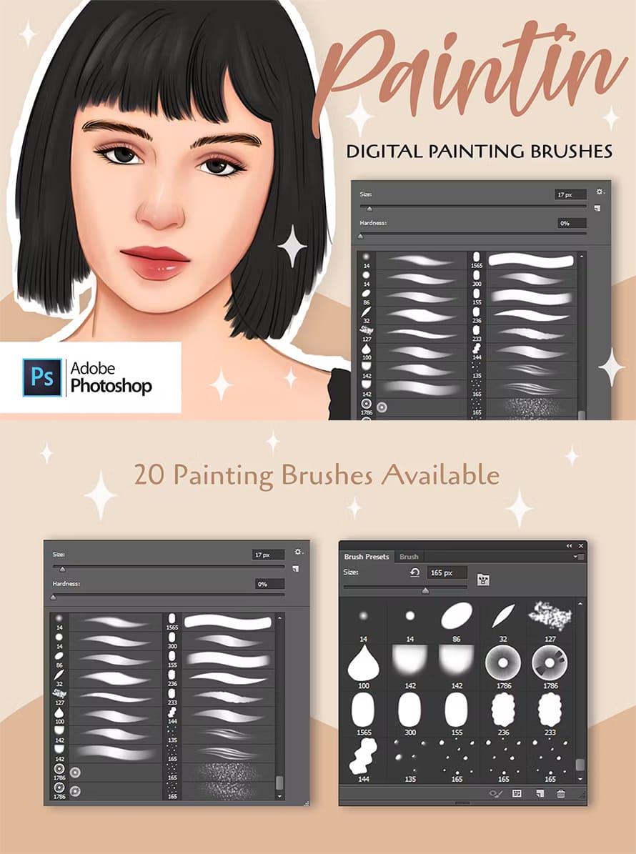 Paintin Brushes For Adobe Photoshop