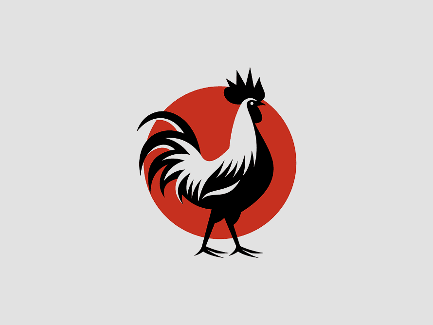 Rooster Logo By Lucian Radu