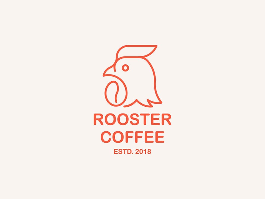 Rooster Coffee Logo By Burak Bal
