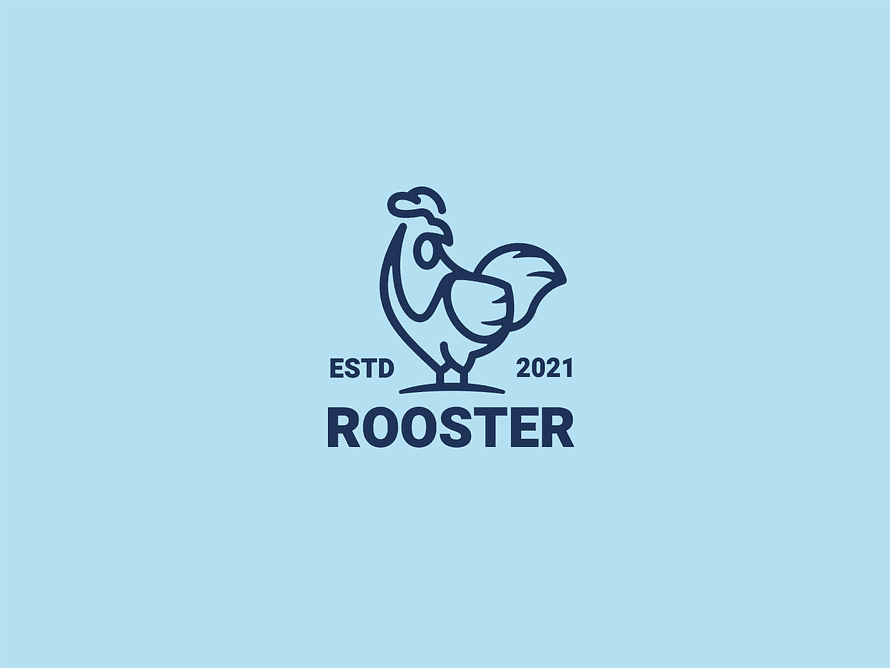 Rooster Logo By Marvadesign_
