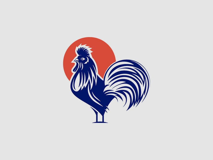 Rooster Logo Design By Md Humayun Kabir