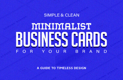 Simple and Clean Business Cards For Your Brand