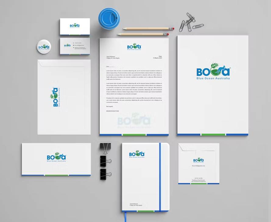 Boca Branding Identity & Stationery Pack
