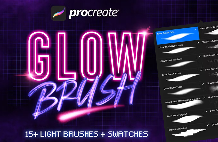 Procreate Glow Brushes