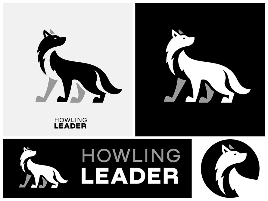 Howling Leader Logo Design And Illustration By Alex Seciu