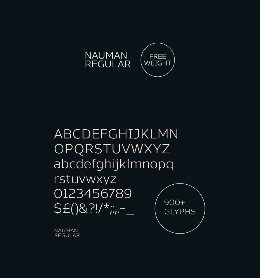 Nauman Sans Serif Free Font